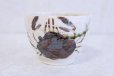 Photo1: Mino ware Japanese pottery matcha chawan tea bowl toga crab noten (1)