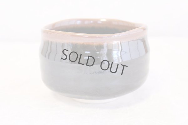Photo6: Mino yaki ware Japanese tea bowl Tenmoku t chawan Matcha Green Tea