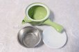 Photo6: Hasami Porcelain Japanese tea pot Kyusu leaf S type strainer green 325ml