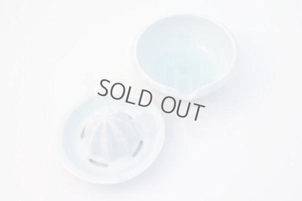 Photo3: Arita porcelain Japanese reamer lemon press fujimaki seiji