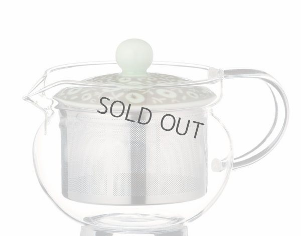 Photo8: Hasami Porcelain Glass Japanese tea pot Aura S type strainer green 375ml