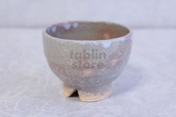 Photo4: Hagi ware Senryuzan climbing kiln Japanese tea cups kumidashi set of 2