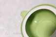 Photo7: Hasami Porcelain Japanese tea pot Kyusu leaf S type strainer green 325ml