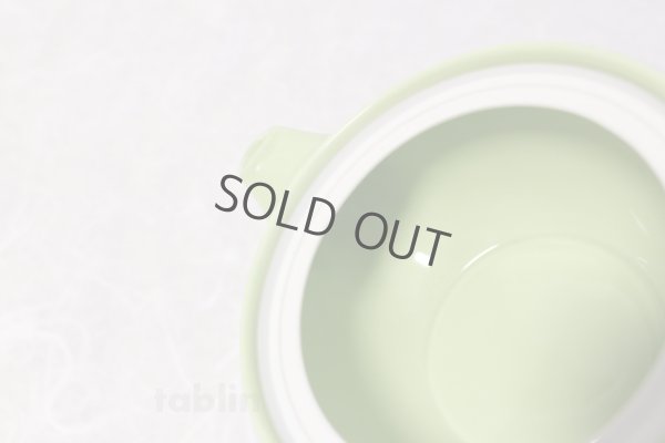 Photo7: Hasami Porcelain Japanese tea pot Kyusu leaf S type strainer green 325ml