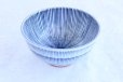 Photo10: Japanese Rice Soup Noodle bowl Mino ware Togusa line blue D146mm H74mm