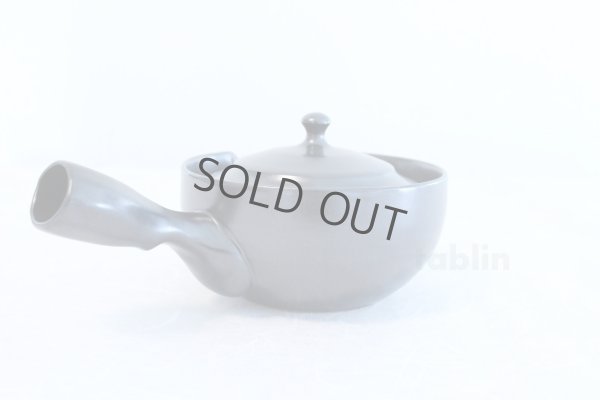 Photo6: Arita porcelain Black glaze Shiboridashi kyusu Japanese tea pot 400ml