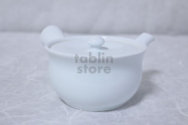 Photo4: Arita Porcelain Japanese tea pot white ceramic strainer manten 350ml