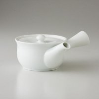 Arita Porcelain Japanese tea pot white ceramic strainer manten 350ml