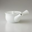 Photo9: Arita Porcelain Japanese tea pot white ceramic strainer manten 200ml