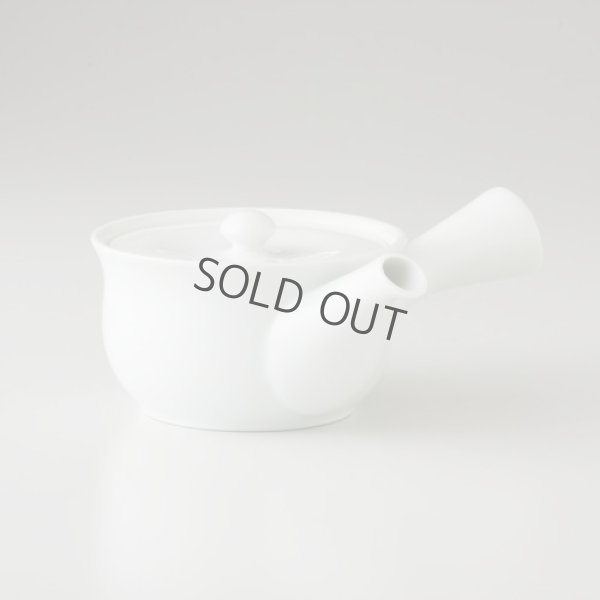 Photo9: Arita Porcelain Japanese tea pot white ceramic strainer manten 200ml