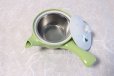 Photo8: Hasami Porcelain Japanese tea pot Kyusu leaf S type strainer green 325ml