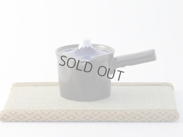 Photo10: Arita porcelain Japanese tea pot kyusu Mt. Fuji blue Tokushiti kiln 320ml