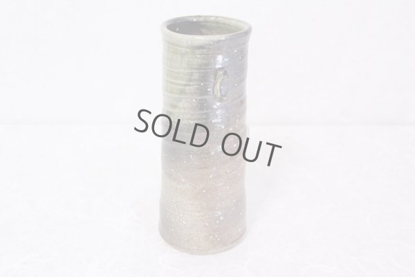 Photo4: Shigaraki pottery Japanese small vase bidoro mimi tu H20cm