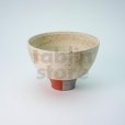 Photo2: Kiyomizu porcelain Japanese matcha tea bowl chawan Daisuke kobiki iroe red (2)