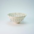 Photo1: Kiyomizu porcelain Japanese matcha tea bowl white shiro Hira Daisuke Kiyomizu (1)