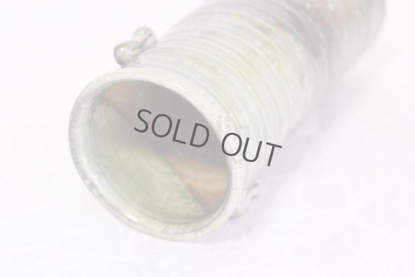 Photo9: Shigaraki pottery Japanese small vase bidoro mimi tu H20cm