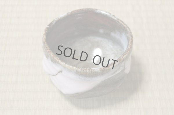 Photo7: Mino ware Japanese matcha tea bowl toku sansai shino pi made by Marusho kiln