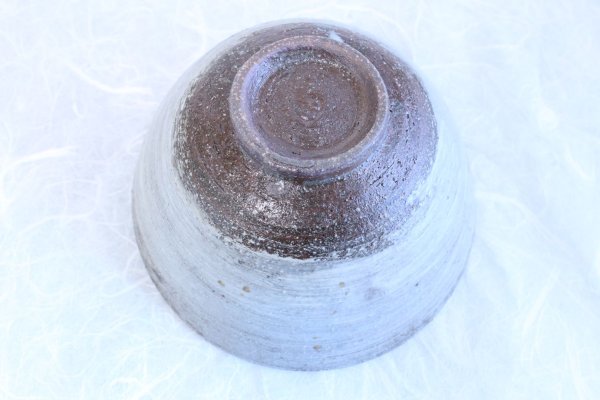 Photo6: Shigaraki pottery Japanese soup noodle serving bowl yuyake D150mm