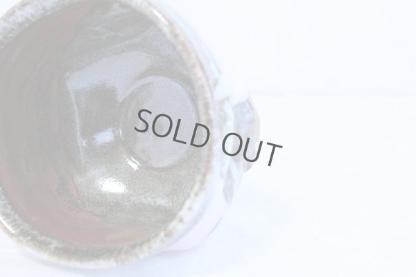 Photo9: Mino ware Japanese matcha tea bowl toku sansai shino pi made by Marusho kiln