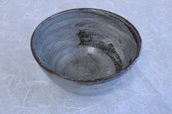 Photo8: Shigaraki pottery Japanese soup noodle serving bowl yuyake D150mm
