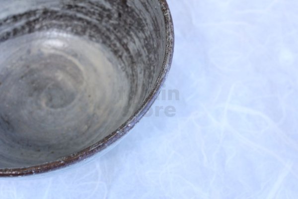 Photo5: Shigaraki pottery Japanese soup noodle serving bowl yuyake D150mm