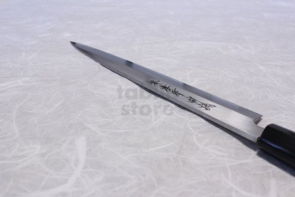 Photo10: SAKAI TAKAYUKI Japanese knife Tokujou Yasuki white-2 steel sashimi, Fugu, Takohiki