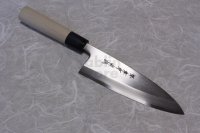 SAKAI TAKAYUKI Japanese knife Tokujou Yasuki white-2 steel Deba any size