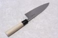 Photo5: SAKAI TAKAYUKI Japanese knife Tokujou Yasuki white-2 steel Deba any size