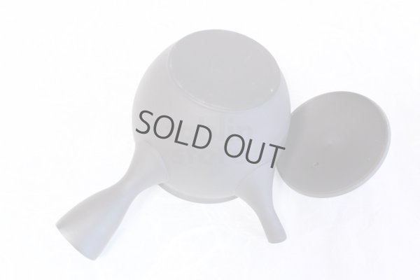 Photo3: Tokoname Japanese tea pot kyusu Yukitaka heart-shaped ceramic tea strainer 230ml