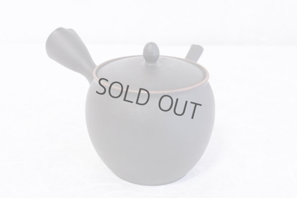 Photo7: Tokoname Japanese tea pot kyusu Yukitaka heart-shaped ceramic tea strainer 230ml