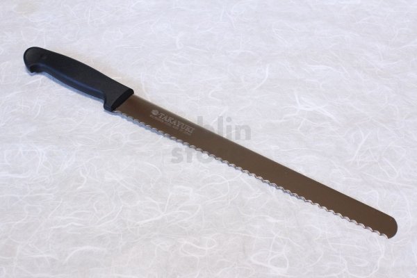Photo12: SAKAI TAKAYUKI Japanese knife Grand Chef wave bread,salmon,carving,fork,steel any tool