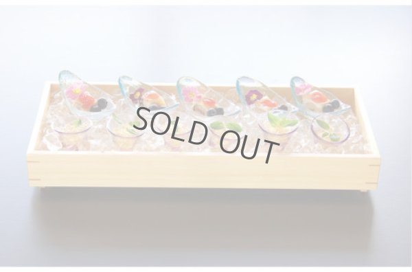 Photo3: Japanese Natural Wooden Sushi Sashimi Serving Plate yc nagara cypress W45cm