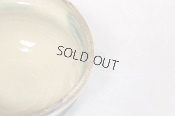 Photo8: Mino yaki ware Japanese tea bowl Oribe kasumi chawan Matcha Green Tea