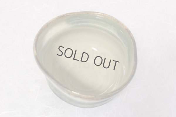 Photo7: Mino yaki ware Japanese tea bowl Oribe kasumi chawan Matcha Green Tea