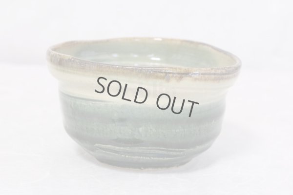 Photo6: Mino yaki ware Japanese tea bowl Oribe kasumi chawan Matcha Green Tea