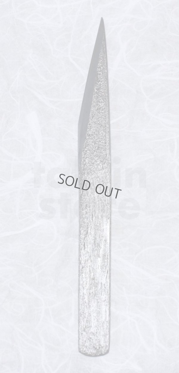 Photo6: Kiridashi kuri kogatana wood grain Takao Shibano Japanese woodworking Knife 70mm left hand