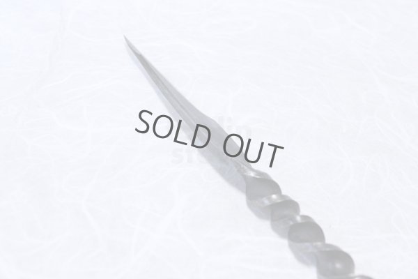 Photo7: Kiridashi kuri kogatana wa Takao Shibano Japanese woodworking Knife Sword Blue-2 steel 60mm