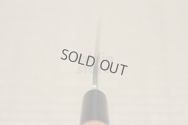 Photo6: Yasuhiko Fujiwara hammered Yasuki Silver-3 steel wa petty Japanese knife 150mm