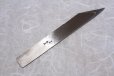 Photo3: Kiridashi kogatana Suminagashi Damascus Takao Japanese woodworking Knife blue-2 56mm