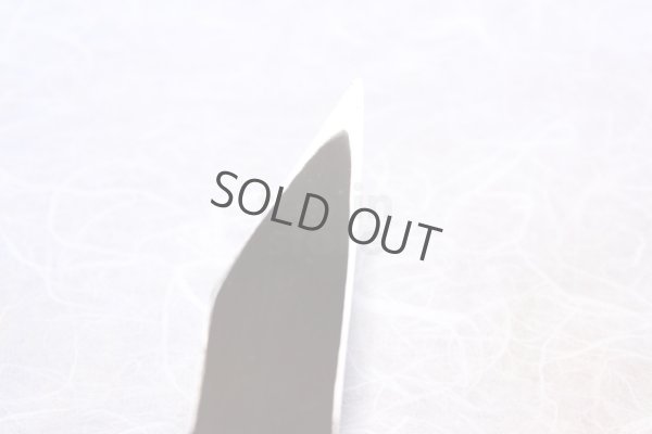 Photo12: Kiridashi kogatana hammered Takao Shibano Japanese woodworking Knife yasuki white-2 60mm