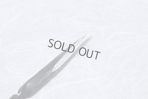 Photo10: Kiridashi kuri kogatana wa Takao Shibano Japanese woodworking Knife Sword Blue-2 steel 60mm