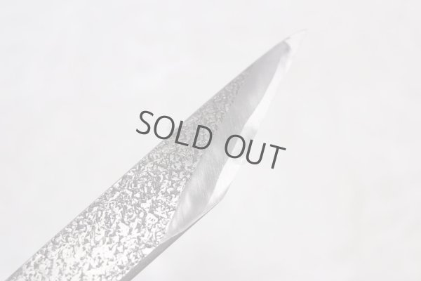 Photo7: Kiridashi kogatana hammered Takao Shibano Japanese woodworking Knife yasuki white-2 60mm