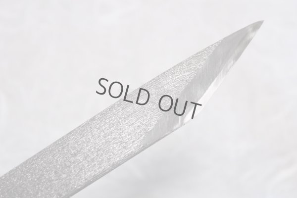 Photo4: Kiridashi kogatana wood grain Takao Shibano Japanese woodworking Knife yasuki white-2 57mm