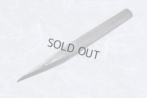 Photo8: Kiridashi kuri kogatana wood grain Takao Shibano Japanese woodworking Knife 70mm left hand