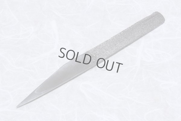 Photo7: Kiridashi kuri kogatana wood grain Takao Shibano Japanese woodworking Knife 70mm left hand