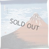 Furoshiki Japanese fabric wrapping cloth Ukiyoe Mt.Fuji rayon 68cm