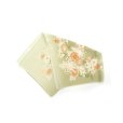 Photo2: Furoshiki Japanese fabric wrapping cloth kiku chrysanth rayon green 700mm (2)