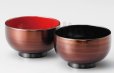 Photo10: Japanese Echizen Urushi lacquer soup bowl wan kohaku D10.9cm set of 2