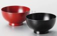 Photo2: Japanese Echizen Urushi lacquer soup bowl wan meotoshiruwan D12.1cm set of 2 (2)