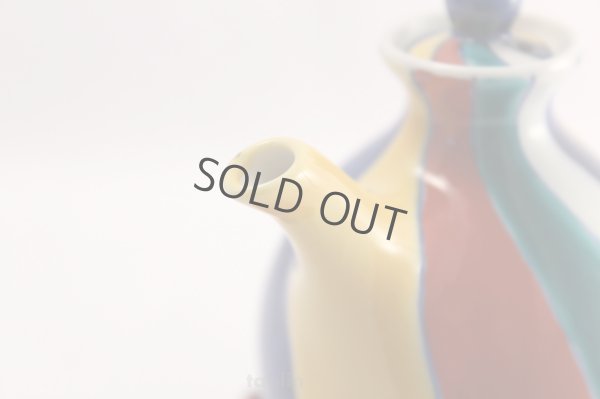 Photo5: Kutani yaki ware Kamifusen Japanese Soy Sauce Dispenser Bottle